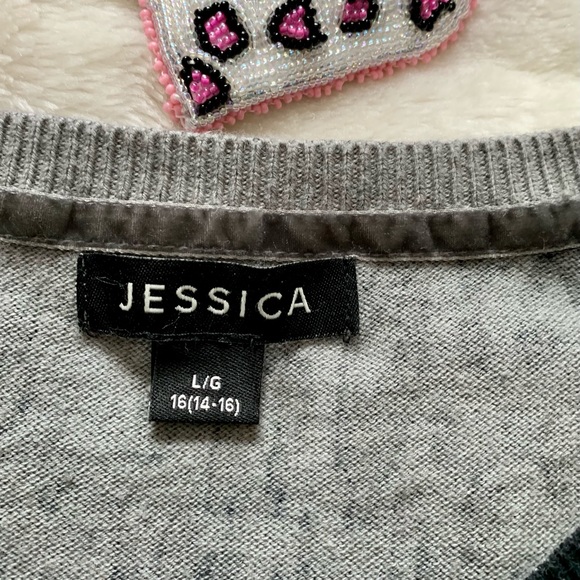 Jessica Ladies Cardigan, Leopard Print cotton with cashmere - Picture 4 of 10